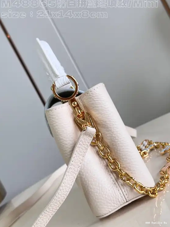 AAA Pruses Bags LOUIS VUITTON CAPUCINES MINI-21*14*8CM 0608